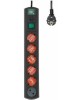 MOST Сетевой фильтр LRG, 3м, черный [ lrg 6-3-ч]