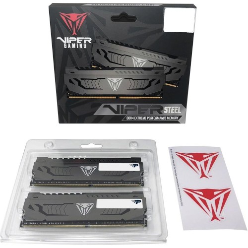 PATRIOT Память DDR4 2x16GB 3600MHz PVS432G360C8K Viper Steel RTL Gaming PC4-28800 CL18 DIMM 288-pin 1.35В single rank с радиатором Ret PATRIOT Память DDR4 2x16GB 3600MHz PVS432G360C8K Viper Steel RTL Gaming PC4-28800 CL18 DIMM 288-pin 1.35В single rank с радиатором Ret
