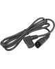 HYPERLINE Шнур питания PWC-IEC13A-IEC14-1.8-BK C13-С14 проводник.:3x0.75мм2 1.8м 250В 10А (упак.:1шт) черный