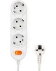 POWERCUBE Сетевой удлинитель PC-1-3M, 3м, белый [pc-1-3м]