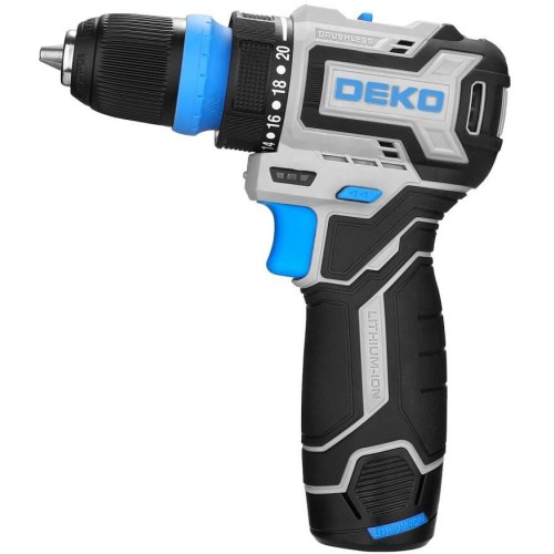 DEKO Дрель-шуруповерт Loner 12V Pro аккум. патрон:быстрозажимной (кейс в комплекте) (085-1121) DEKO Дрель-шуруповерт Loner 12V Pro аккум. патрон:быстрозажимной (кейс в комплекте) (085-1121)