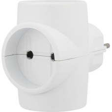 Электроаксессуары REXANT (11-1081) Тройник эл без заземления 220 В, 6A