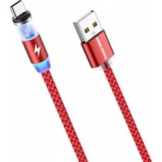 Кабель MORE CHOICE (4627151194264) K61Sa USB (m)-Type-C (m) 3.0А 1.0м - красный