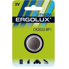 Батарейка ERGOLUX (15076) CR2032 BL-1