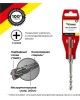 Бур KRANZ (KR-91-0801) Бур по бетону 6x110x50мм, крестовая пластина, SDS PLUS