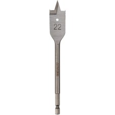 Сверло KRANZ (KR-91-0668) Сверло перовое по дереву 22х152 мм (шестигранный хвостовик)