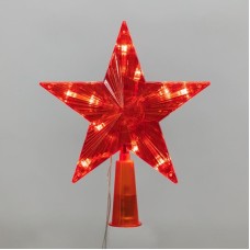 Гирлянда NEON-NIGHT (501-007) Светодиодная фигура на елку Звезда красная 15см, 10LED, постоянное свечение, 230В