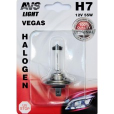 AVS Галогенная лампа Vegas в блистере H7.12V.55W.1шт