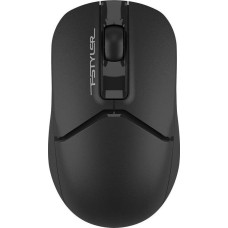 A4TECH Мышь Fstyler FG12S черный оптическая 1200dpi silent беспров. USB 3but (FG12S BLACK)