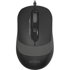 A4TECH Мышь проводная Fstyler FM10ST, оптическая, USB, USB-C, 1600dpi, серый и черный [fm10st grey]