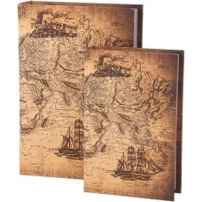 LEFARD НАБОР ШКАТУЛОК-КНИЖЕК ИЗ 2-Х ШТ. 30Х21Х7/24Х16Х5 СМ 94-201