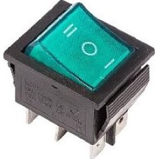 Выключатель клавишный REXANT (36-2392) выключатель клавишный (RWB-509, SC-767) зеленый (50)