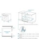 WEISSGAUFF Духовой шкаф Электрический EOM 208 PDB Steam Clean черный