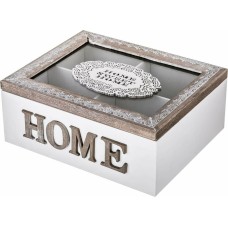 Шкатулка LEFARD 222-694 HOME для чая с 4-мя секциями 20*17*8см
