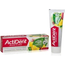 Зубная паста ACTIVE ACTIDENT Зубная паста Лимон и Гамаммелис Ultra Fresh, без парабенов, 100 г (512901007)
