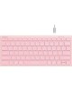 A4TECH Клавиатура Fstyler FBX51C, USB, Bluetooth/Радиоканал, розовый [fbx51c pink]