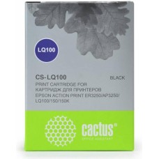 CACTUS Картридж матричный CS-LQ100 8x1.6 черный для Epson LQ-100/AP-3250