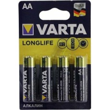 VARTA Батарея Longlife LR6 Alkaline AA (4шт) блистер