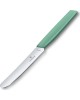 VICTORINOX Нож кухонный Swiss Modern, столовый, 110мм, заточка прямая, стальной, мятный [6.9006.1141]