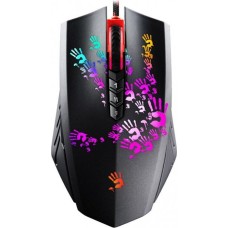 A4TECH Мышь проводная Bloody A60A, игровая, оптическая, USB, 6200dpi, черный [a60 activated]