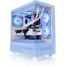 THERMALTAKE Корпус View 270 TG ARGB Hydrangea голубой без БП ATX 9x120mm 2x140mm 1x200mm 2xUSB3.0 audio bott PSU