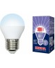 Лампа светодиодная VOLPE (UL-00003833) LED-G45-11W/DW/E27/FR/NR Форма шар матовая Серия Norma 6500K