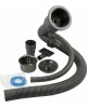 Кухонная мойка GFFRANK 60502G Мойка врезная 60х50 см цвет графит, толщина 2,0 х 0,6 мм, глубина 200 мм + большой сифон с переливом