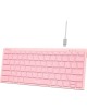 A4TECH Клавиатура Fstyler FBX51C, USB, Bluetooth/Радиоканал, розовый [fbx51c pink]