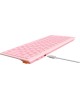 A4TECH Клавиатура Fstyler FBX51C, USB, Bluetooth/Радиоканал, розовый [fbx51c pink]