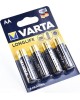 VARTA Батарея Longlife LR6 Alkaline AA (4шт) блистер