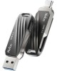 NETAC Флешка USB US1 128ГБ, USB3.0, черный и серебристый [nt03us11c-128g-32bk]