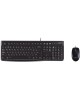 LOGITECH Комплект кл-ра+мышь проводн. MK120 black (с кириллицей, USB, 104 клавиши) (920-002589)