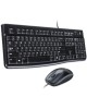 LOGITECH Комплект кл-ра+мышь проводн. MK120 black (с кириллицей, USB, 104 клавиши) (920-002589)