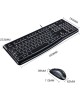 LOGITECH Комплект кл-ра+мышь проводн. MK120 black (с кириллицей, USB, 104 клавиши) (920-002589)