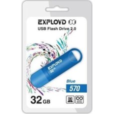 USB флэш-накопитель EXPLOYD 32GB 570 синий [EX-32GB-570-Blue]