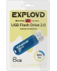 USB флэш-накопитель EXPLOYD EX-8GB-650-Blue