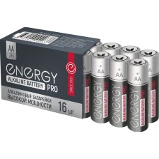 Батарейка алкалиновая ENERGY Батарейка алкалиновая Energy Pro LR6/16S (АА) 104978