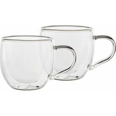 LEONORD Набор из 2 чашек AROMA (2*150 мл) с двойными стенками (боросиликатное стекло)