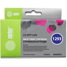 CACTUS Картридж струйный CS-EPT1293 T1293 пурпурный (10мл) для Epson B42/BX305/BX305F/BX320/BX525/BX625/SX420/SX425/SX525/SX622