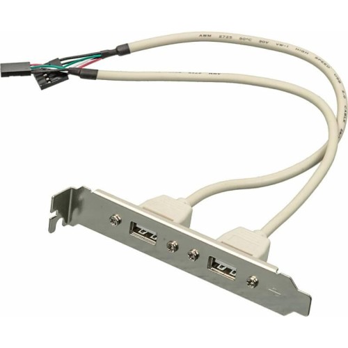 NONAME Адаптер USB Bracket 2xUSB2.0 Bulk