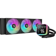 DEEPCOOL Система водяного охлаждения LQ360 ARGB Soc-AM5/AM4/1200/1700/1851 черный 4-pin 38.71dB Al LCD 350W 1840gr Ret (R-LQ360-BKLSMW-G-1)