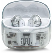 JBL Гарнитура внутриканальные Tune Beam Ghost белый беспроводные bluetooth в ушной раковине ( TBEAMGWHT)