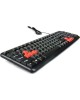 Клавиатура NAKATOMI KN-02U USB черный-красный