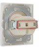 Розетка SMARTBUY (SBE-01w-10-S1-N-c) Венера, 1-местная, белый
