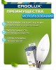 Светодиодная лампа ERGOLUX (14547) LED-C35-10W-E14-3K