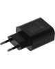 BURO Сетевое зар./устр. BUWD1 20W 3A (PD+QC) USB-C/USB-A универсальное черный (BUWD18P110BK)