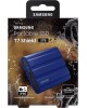 SAMSUNG Внешний диск SSD T7 Shield, 2ТБ, синий [mu-pe2t0r/ww]