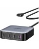 UGREEN Зарядное устройство CD328 (90928) Nexode 100W 1*USB-A+3*USB-C Desktop Fast Charger. Цвет: серый