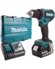 MAKITA Дрель-шуруповерт DDF485RF, 3Ач, с одним аккумулятором