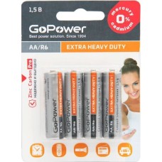 Элементы питания GOPOWER (00-00015594) Extra Heavy Duty AA/ R06